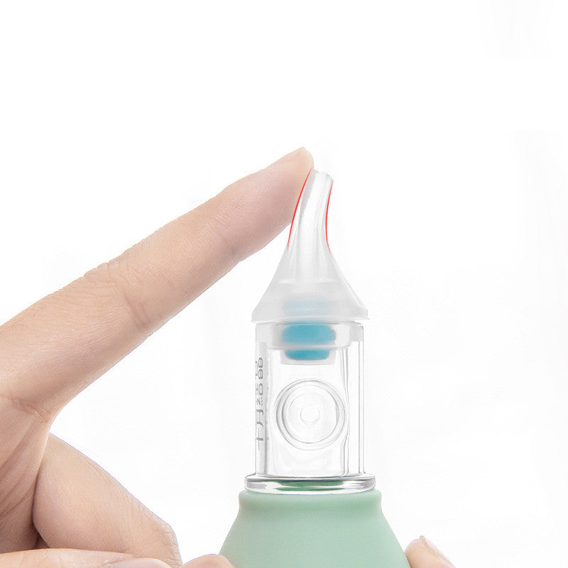 Infant Silicone Nasal Aspirator Type Neonatal Cold Nasal Mucus Cleaner