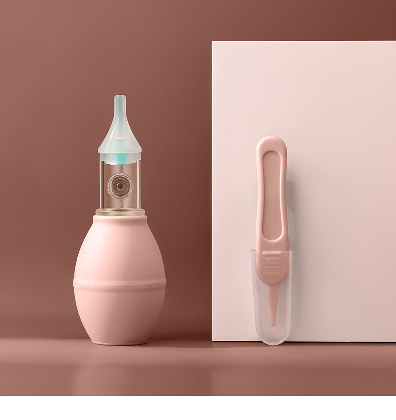 Infant Silicone Nasal Aspirator Type Neonatal Cold Nasal Mucus Cleaner