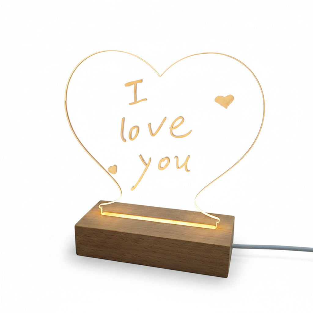 Creative Note Board Creative Led Night Light USB Message Board Holiday Light With Pen Gift For Children Girlfriend Decoration Night Lamp