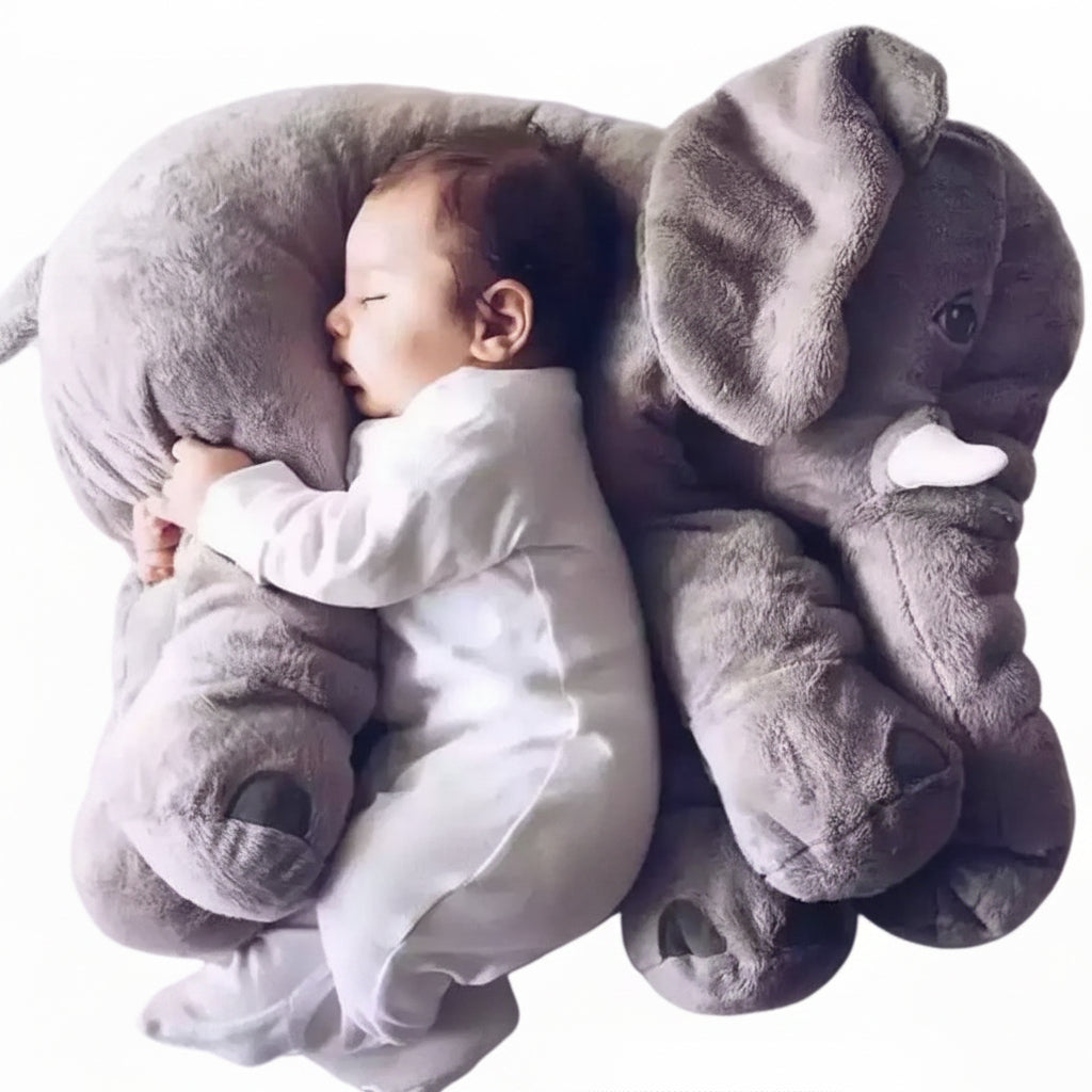 Soft Comfort Elephant Plush Toy  Accompany Sleeping Baby Sleep Child Pillow Leather Shell