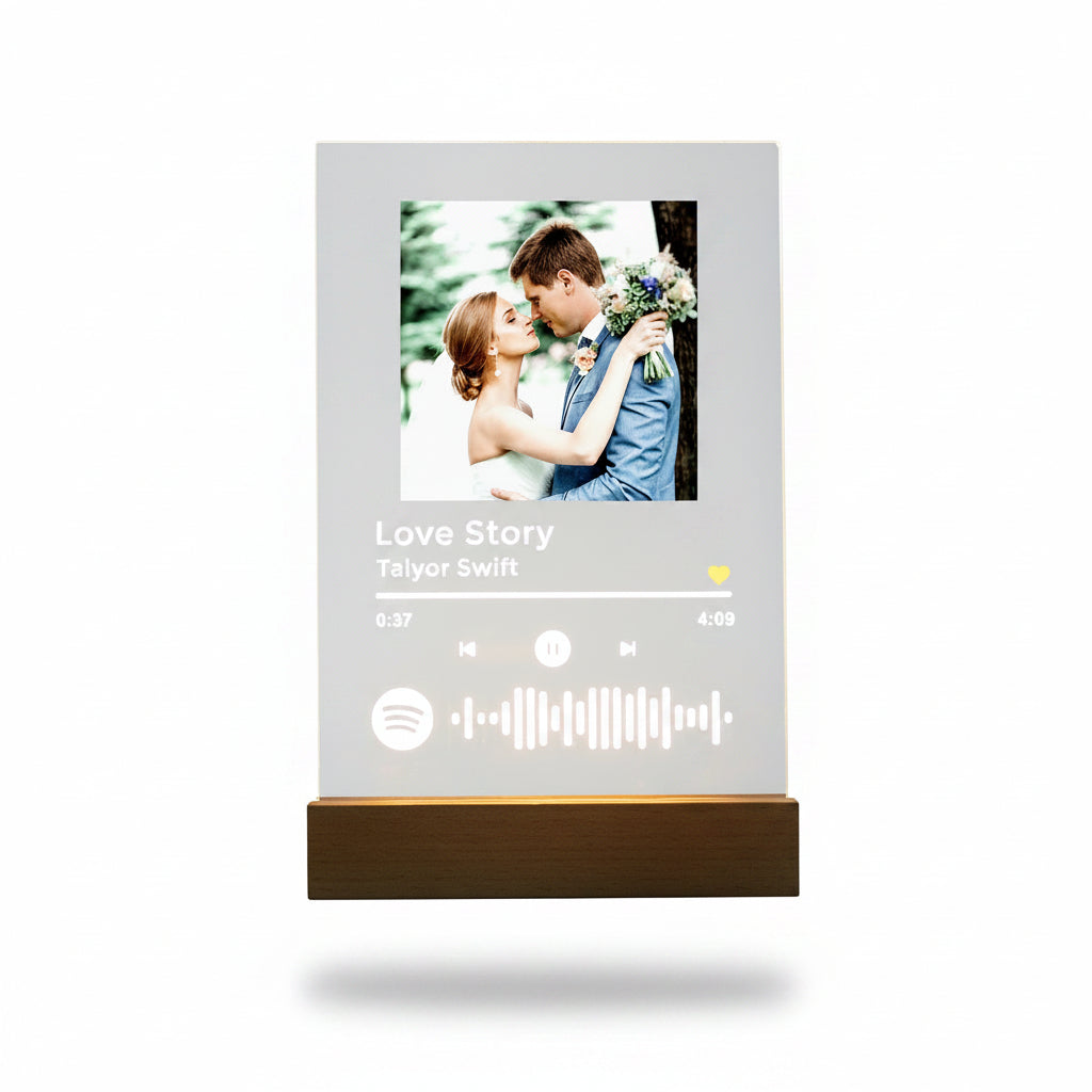 Valentines Day Gift Acrylic Music Light Board Small Night Light